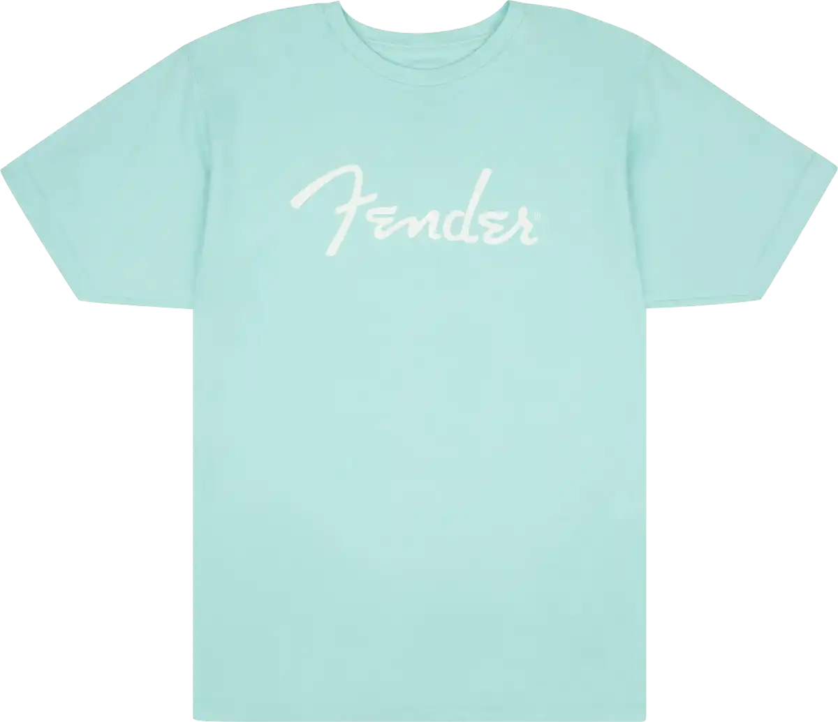 Fender Spaghetti Logo T-Shirt Daphne Blue M